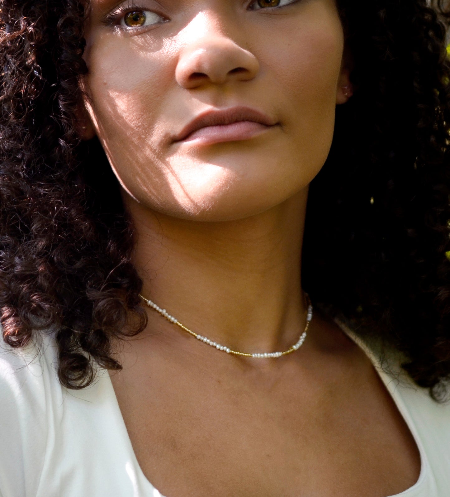 Camille Necklace: Freshwater Pearl