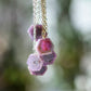 Natural Ruby Hexagonal Slice Necklace