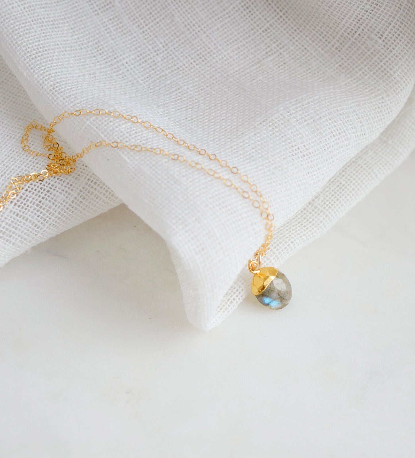 Labradorite Pendant - Oval Collection