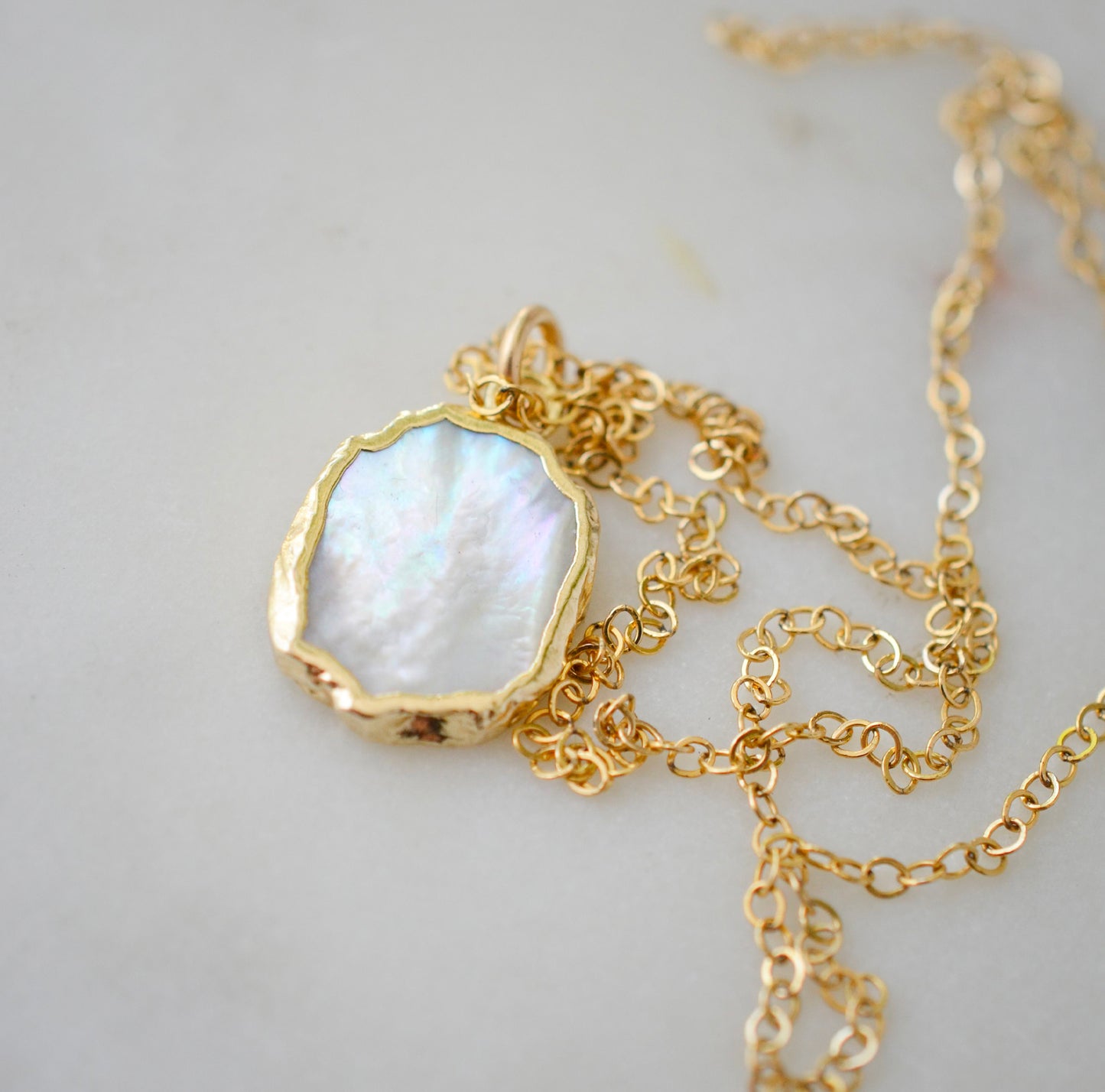 Shimmer Pearl Necklace