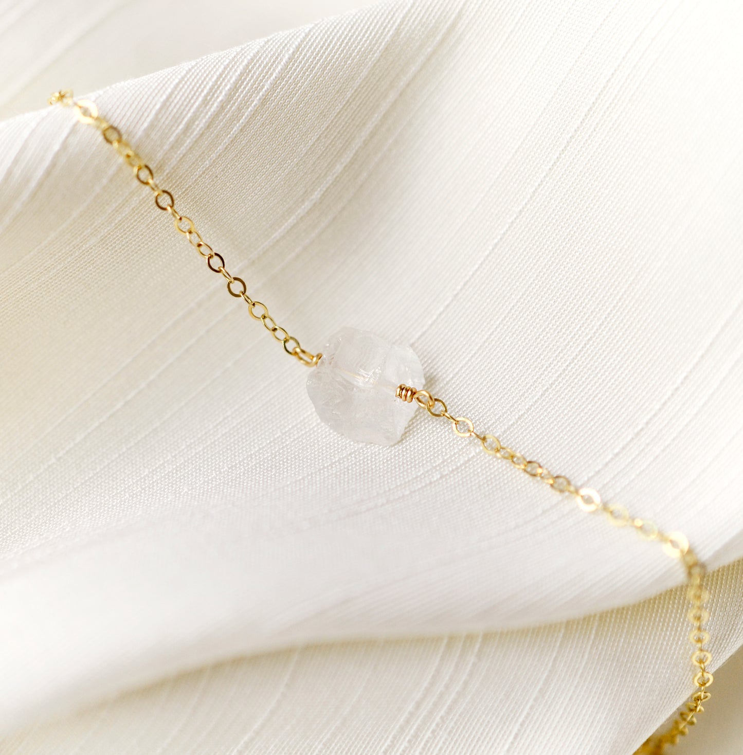 Raw Quartz Bracelet