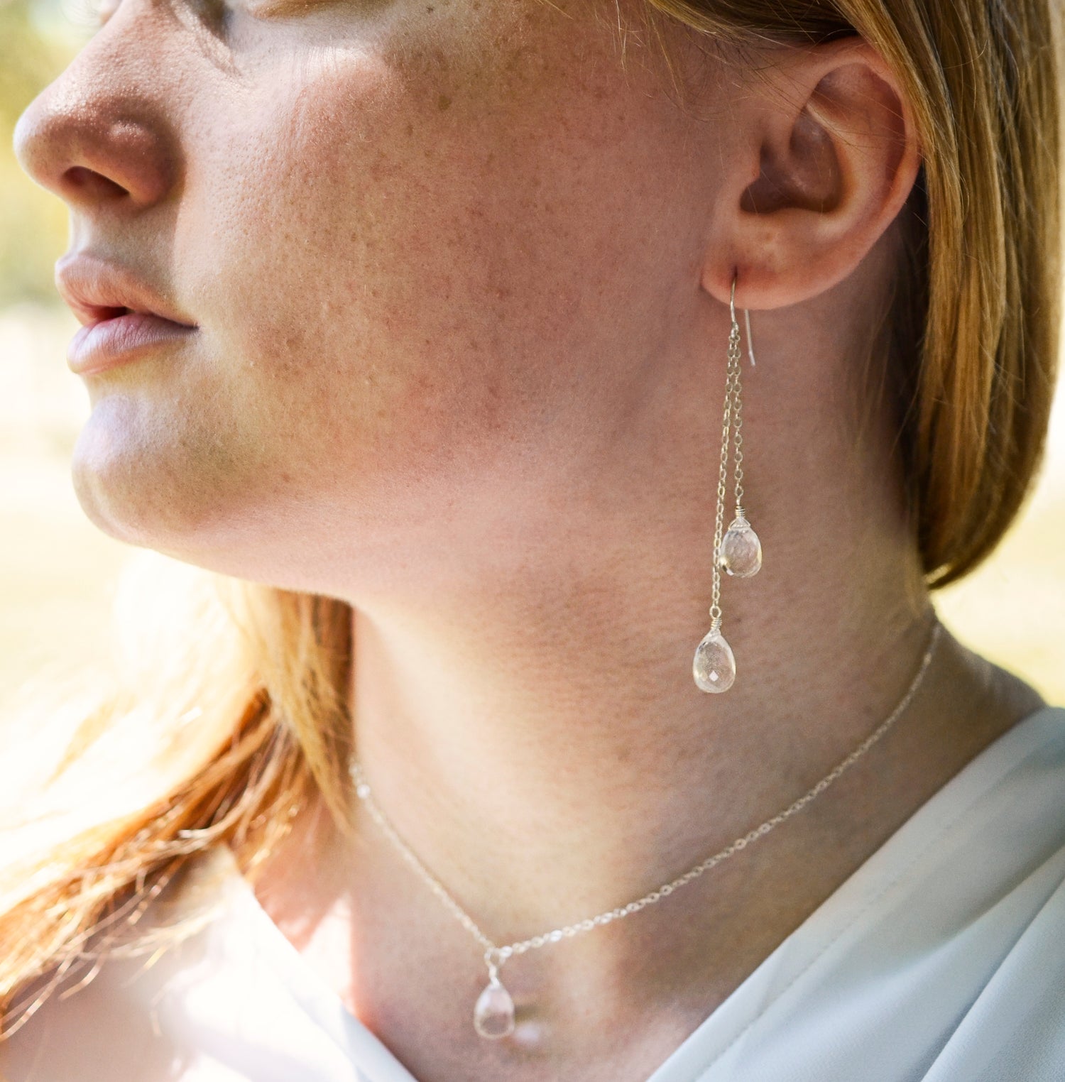 April - Diamond - White Topaz - Quartz