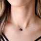 Raw Black Tourmaline Necklace