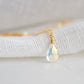 Mystic Rainbow Droplet Quartz Necklace