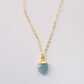 Aquamarine Pendant - Oval Collection