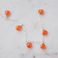 Multiple Teardrop Classic Carnelian Necklace