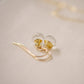 Dainty Crystal Quartz Dangle Earrings