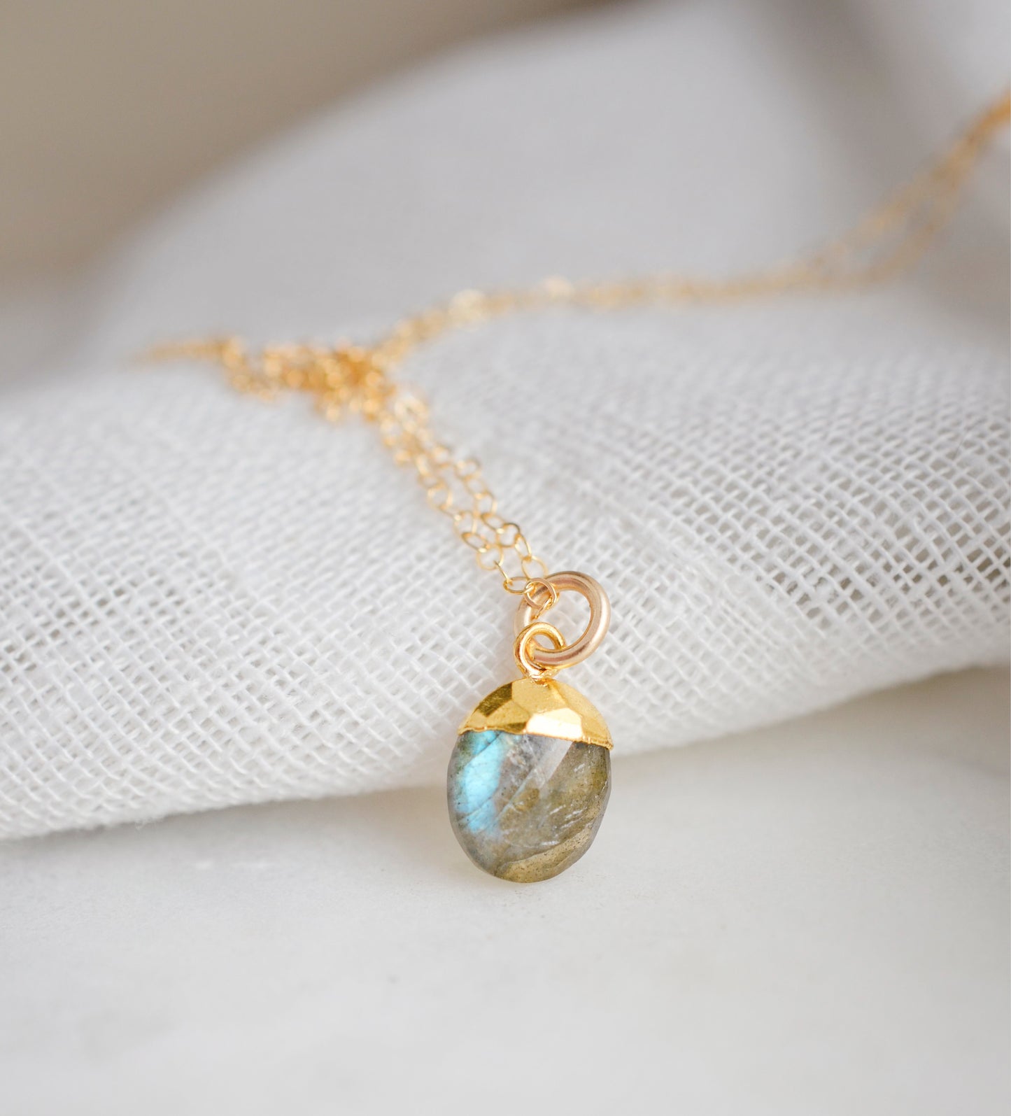 Labradorite Pendant - Oval Collection