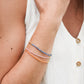 Natural Orange Carnelian Beaded Bracelet