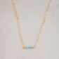 Minimalist Turquoise Bar Necklace