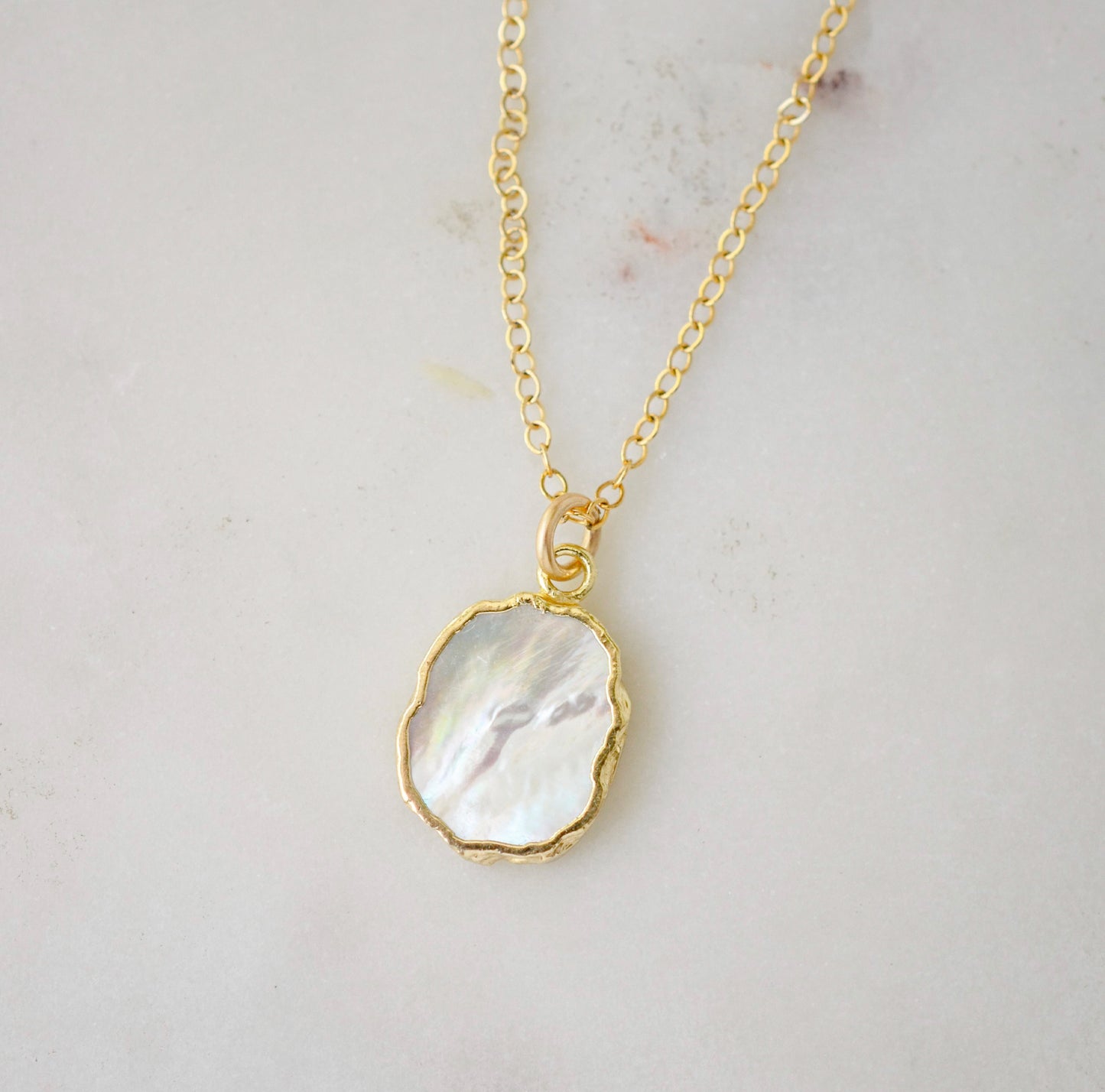 Shimmer Pearl Necklace