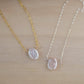 Natural White Freshwater Pearl Necklace, Sterling Silver or 14k Gold Filled