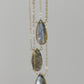 Long Labradorite Long Teardrop Pendant