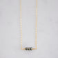 Small Pyrite Bar Necklace