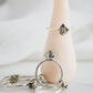 Raw Pyrite Cluster Ring in Sterling Silver