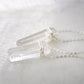Crystal Quartz Rectangle Pendant