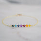 Rainbow Chakra Gemstone Bracelet