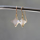 North Star Earrings - Quartz Druzy