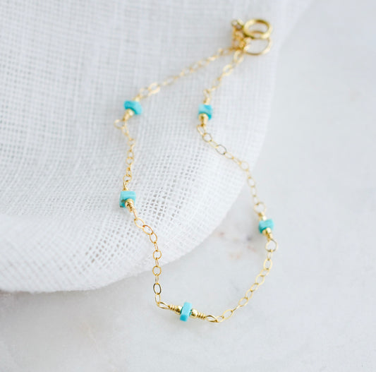 Horizon Bracelet: Turquoise