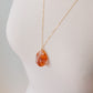 Lepidocrosite Quartz Necklace Teardrop Pendant