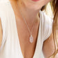 Large Rose Quartz Point Pendant