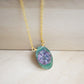 Natural Ruby in Green Kyanite Necklace