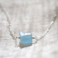 Raw Aquamarine Crystal Bracelet