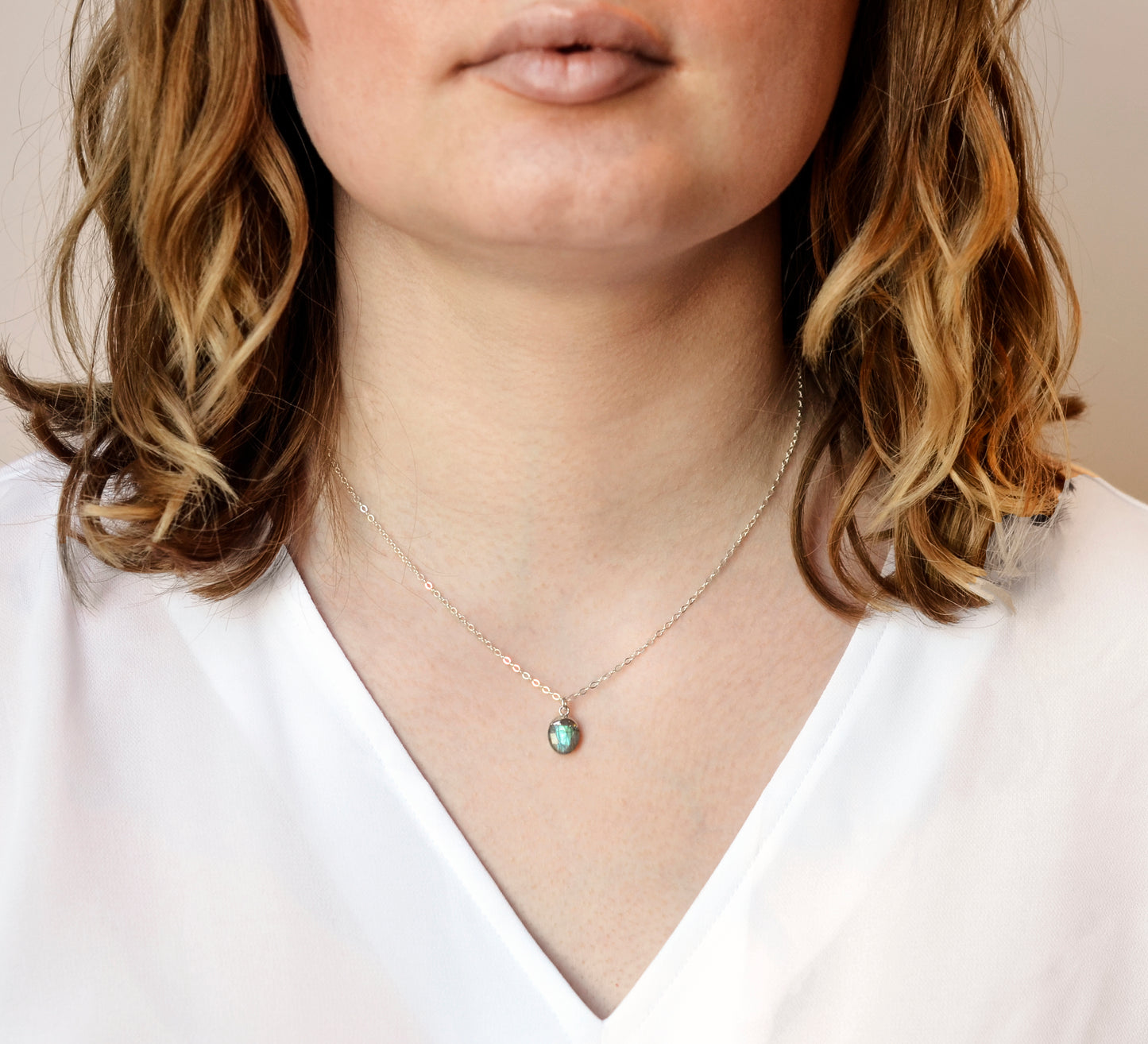 Labradorite Pendant - Oval Collection