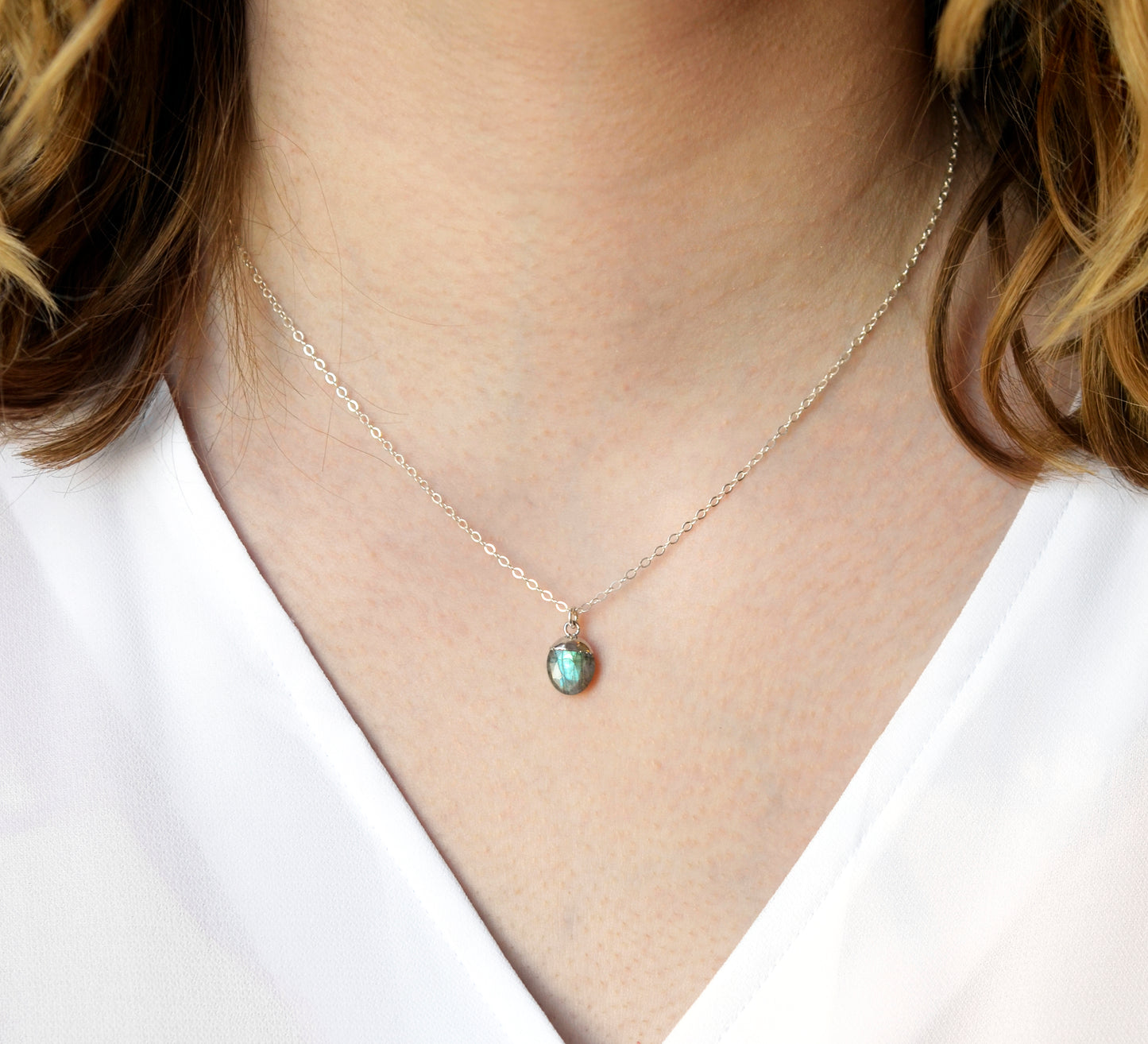 Labradorite Pendant - Oval Collection