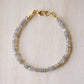 Natural Beaded Labradorite Bracelet, sterling silver, 14k gold filled, clasp