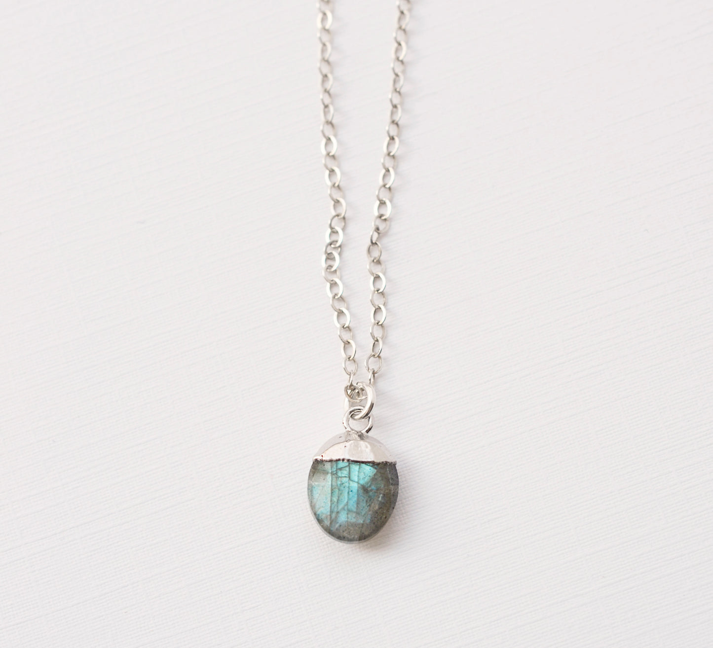 Labradorite Pendant - Oval Collection
