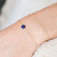 Small Lapis Lazuli Coin Bracelet