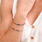 Real Gemstone Chakra or Rainbow Pride Bracelet. Handmade with garnet, carnelian, CZ, emerald, topaz, lapis lazuli, and amethyst in gold or silver. 