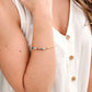 Real Gemstone Chakra or Rainbow Pride Bracelet. Handmade with garnet, carnelian, CZ, emerald, topaz, lapis lazuli, and amethyst in gold or silver. 