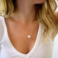 Natural Raw Howlite Necklace, Sterling or Gold Filled