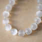 Natural Selenite Bracelet, Sterling Silver or Gold Filled